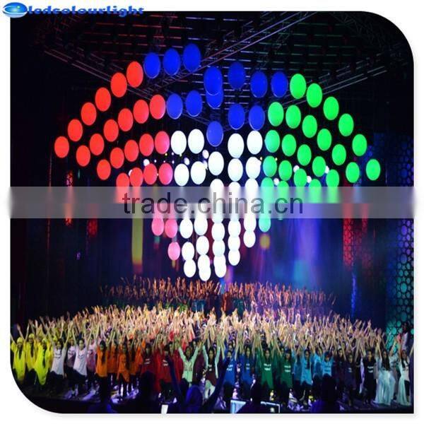 Magic dmx led rgb kenetic sphere ball