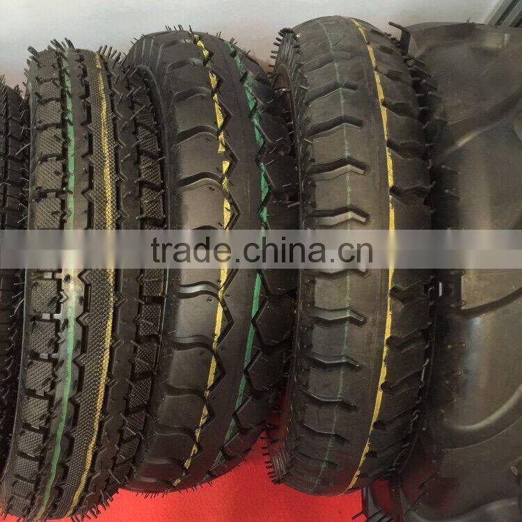 Heavy duty 4.00-8 tyre and tube