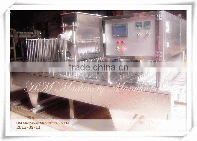 Auto coffee cup filler sealing machine