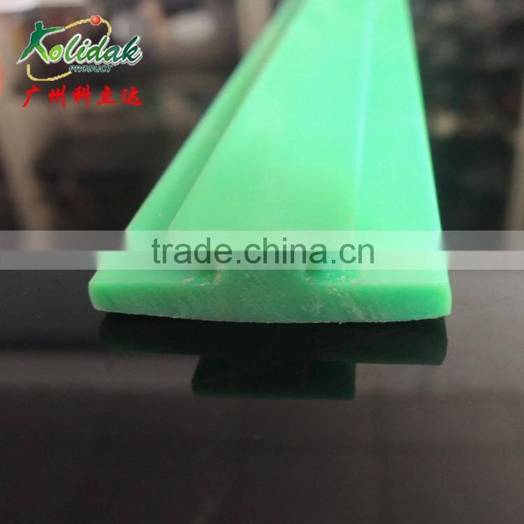 Plastic extrusion PE/PVC green plastic profile