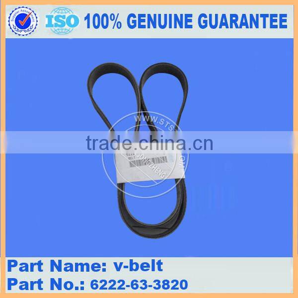 Wholesale price excavator parts supplier excavator v-belt 6222-63-3820