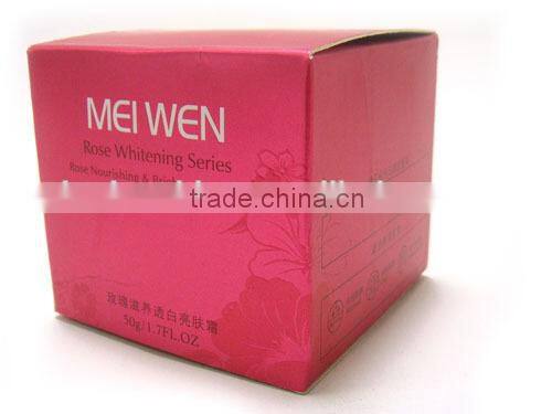 Guangzhou Simple Plain fancy white paper box,folding small paper box with custom logo printed