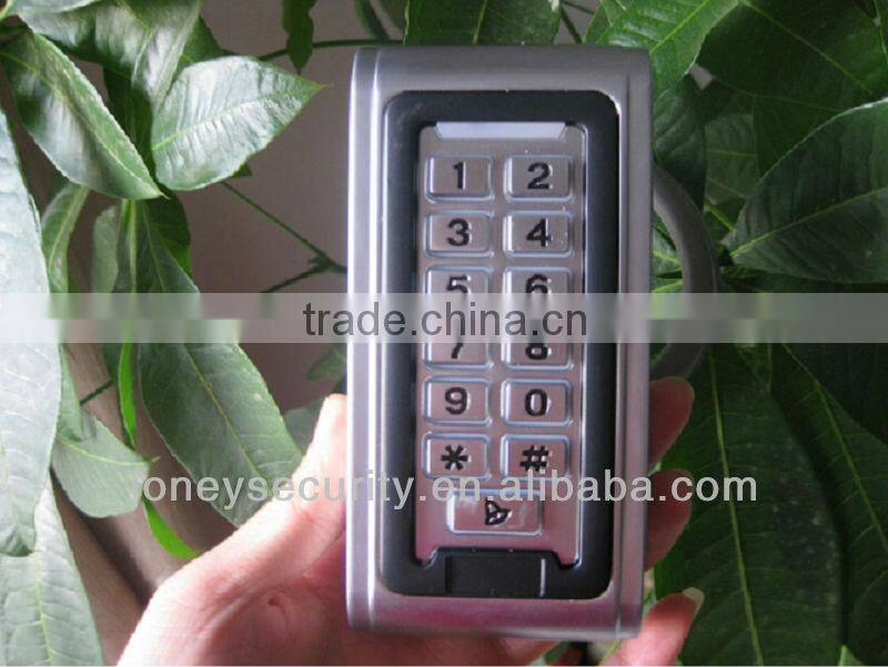 Metal case smart card rfid standalone reader with IP68 waterproof