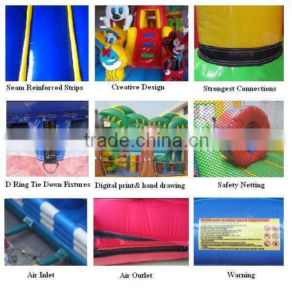 High quality customized giant inflatable rock climbing wall