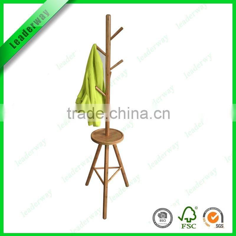 Hot sale morden wooden clothes tree