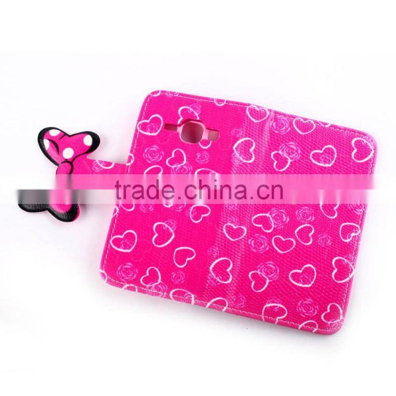 Wholesale For Samsung Galaxy J1 J100 Painted Style Leather TPU Case with Wallet Card Slots Free Shipping