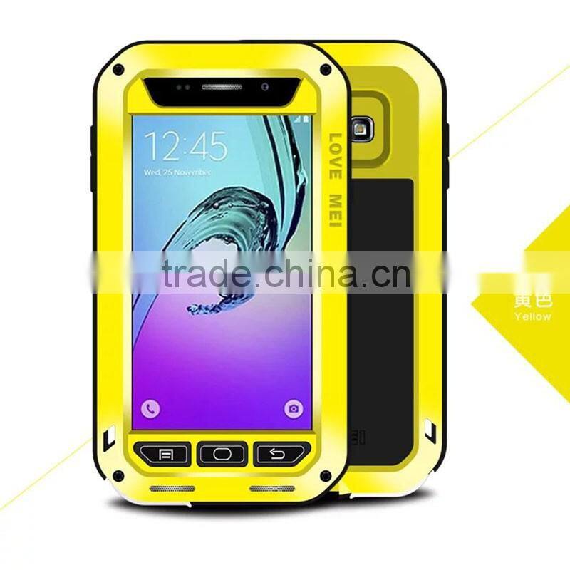 Waterproof Original Love Mei Powerful Case Metal Aluminum Cover For Samsung Galaxy A3 A3100 With Gorrila Glass