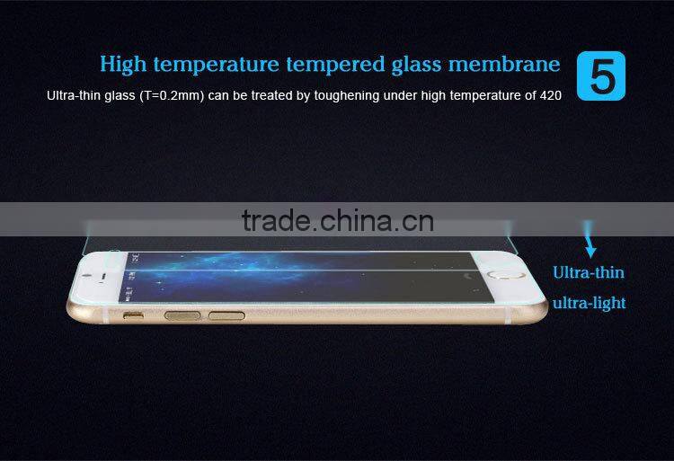 2015 LZB Wholesale Shockproof Tempered Glass Screen Protector For Iphone 6 plus