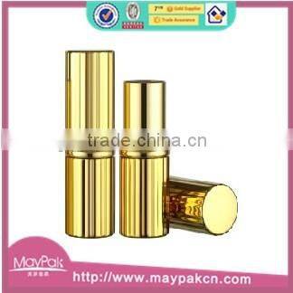 Made in China custom lipstick tube, gold lipstick tube