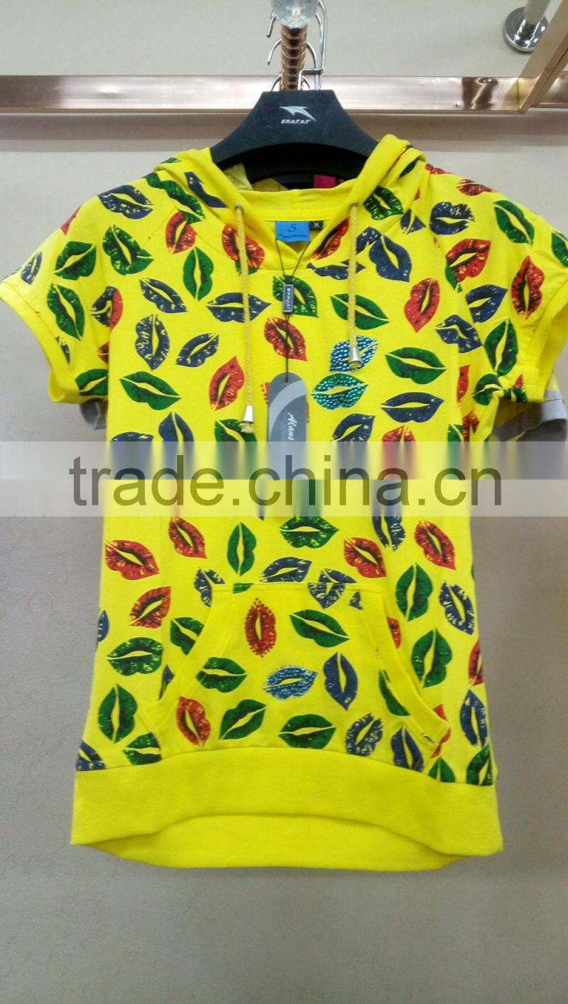 bulk painting wholesale grils t-shirt with various style