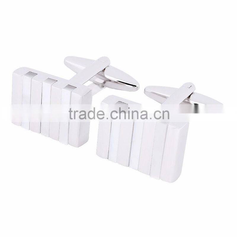 New Arrived Quick Lead MOP Engraved Cufflinks For Men