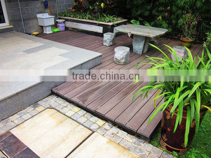 wood plastic swimming pool deck