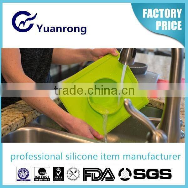 Silicone Tableware Food Plate Washable Children Placemat