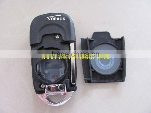 High quality Bu 3 button flip converted key shell (HU100)
