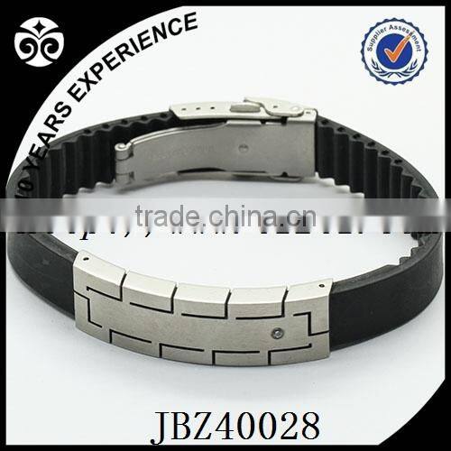 PU leather bracelet with magnet