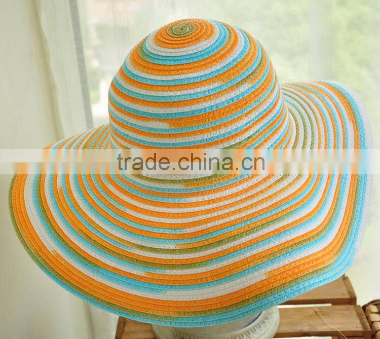 Bohemian style wide brim hats 12cm