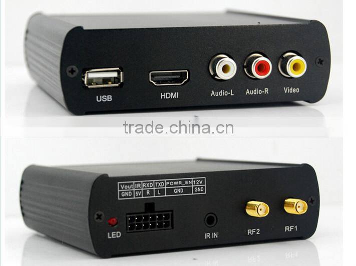 ISDB-T8800 Car ISDB-T tv receiver box Full One Seg With Two Tuner for Brazil Japan