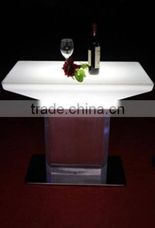 European fashion cocktail table furniture outdoor glow coffee table