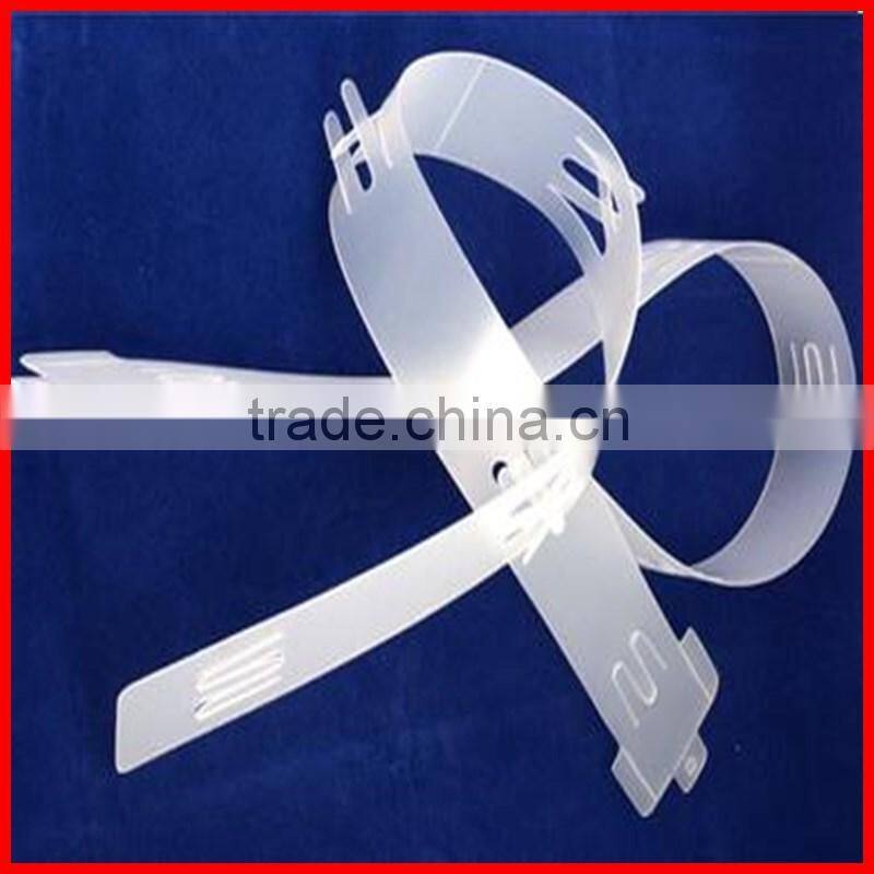 PVC plastic hang tab,supermarket display hang tab
