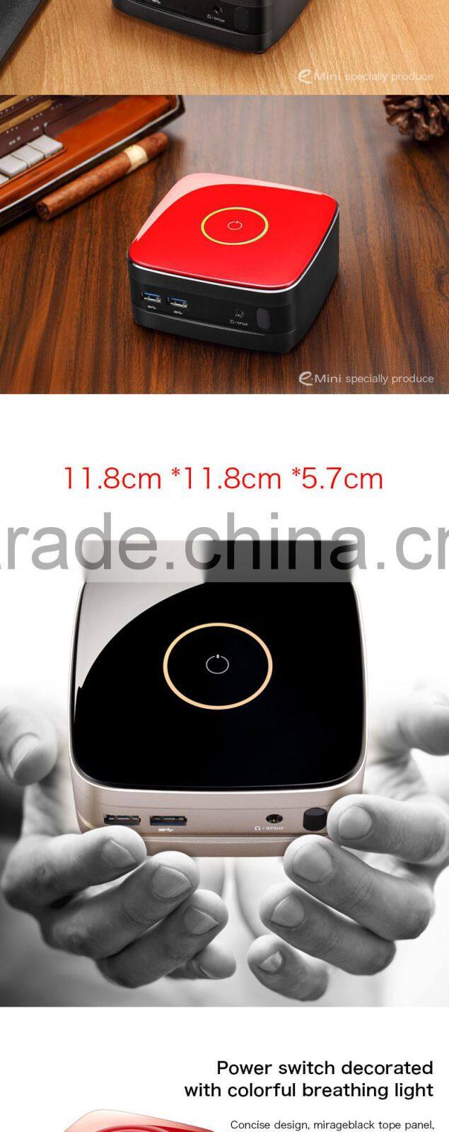 New product Intel i5 quad core windows 7 windows 8 mini pc x86