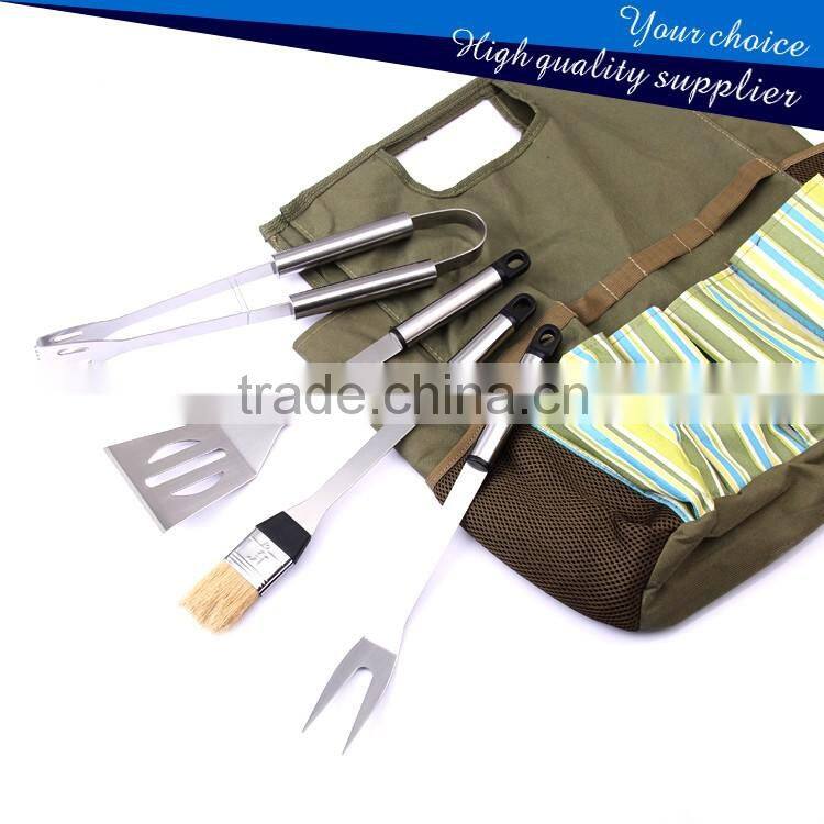 New 4PC BBQ Grill Tools Set with oxford handbag for outdoor