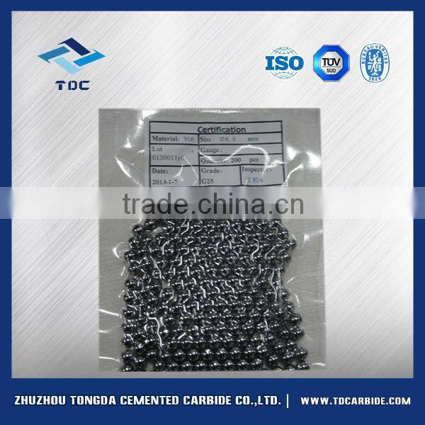 Zhuzhou factory supply tungsten carbide valve seat ball seat and cemented carbide sphere