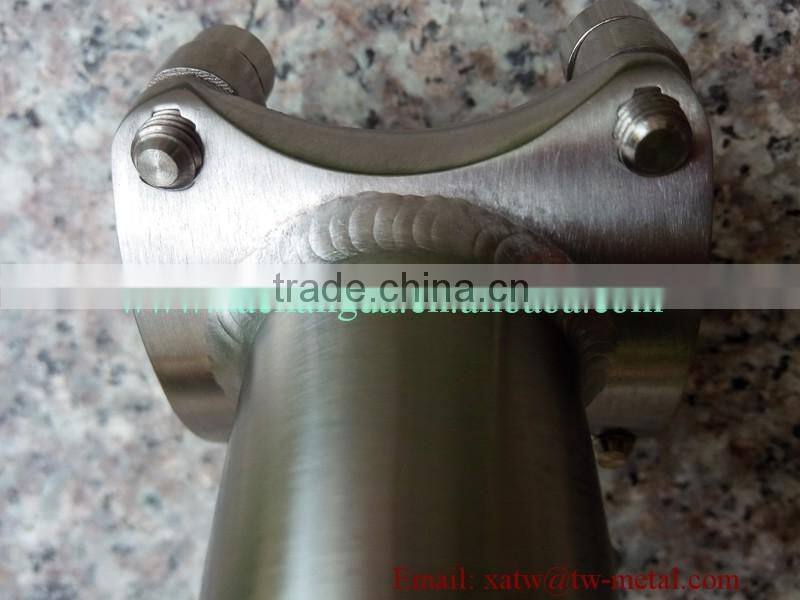 XACD made titanium bending stem Ti folding bicycle stem titanium bending stem custom