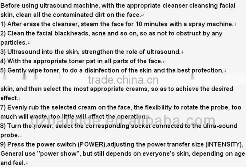 2016 New arrival! Handheld ultrasonic facial cleanser and face lift beauty machine BD-BZ017