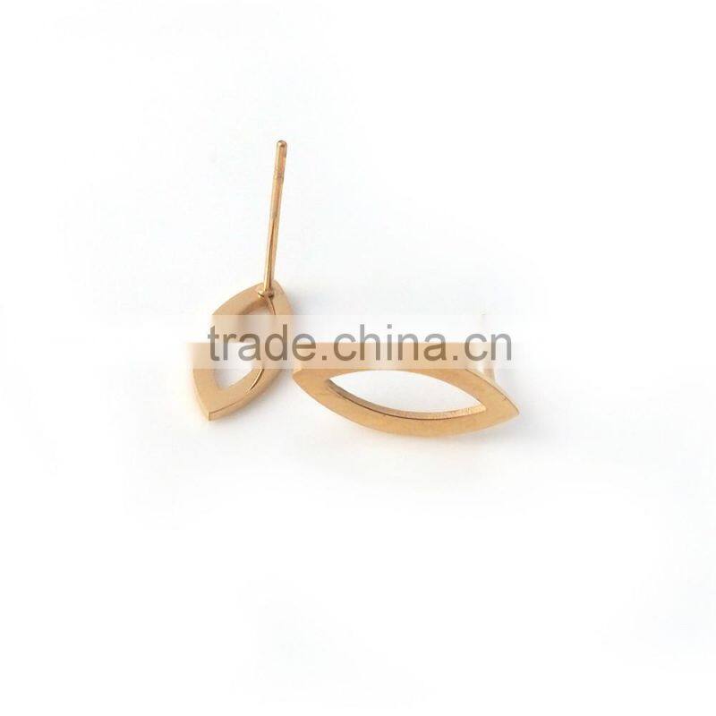 Stainless Steel 316L Nickel Free Custom Oval Shaped Earrings