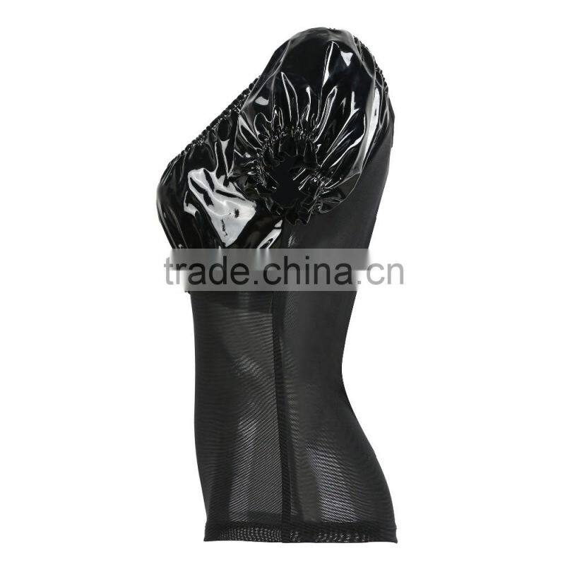 GOTHIC BLACK FAUX LEATHER STEAMPUNK CORSET OUTER GARMENT WHOLESALE CHEAP PRICE