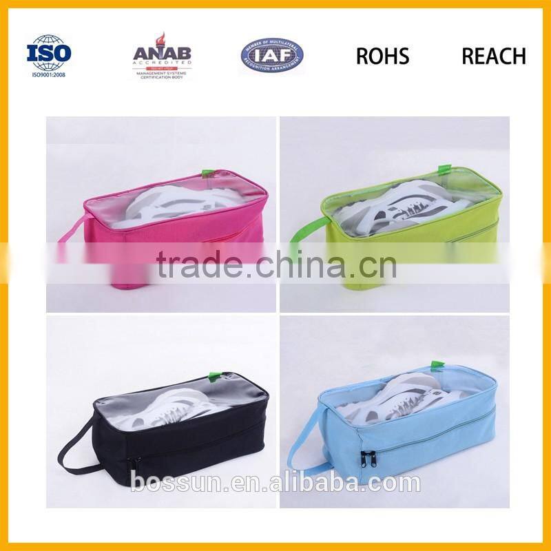 Customized New Designed Polyester Carry Travel Shoe Bags ISO 9001:2008