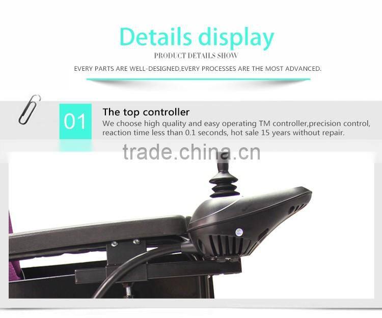TOPMEDI Best Selling Cheap Price Foldable Electric Wheelchair for Elderly and Disabled People