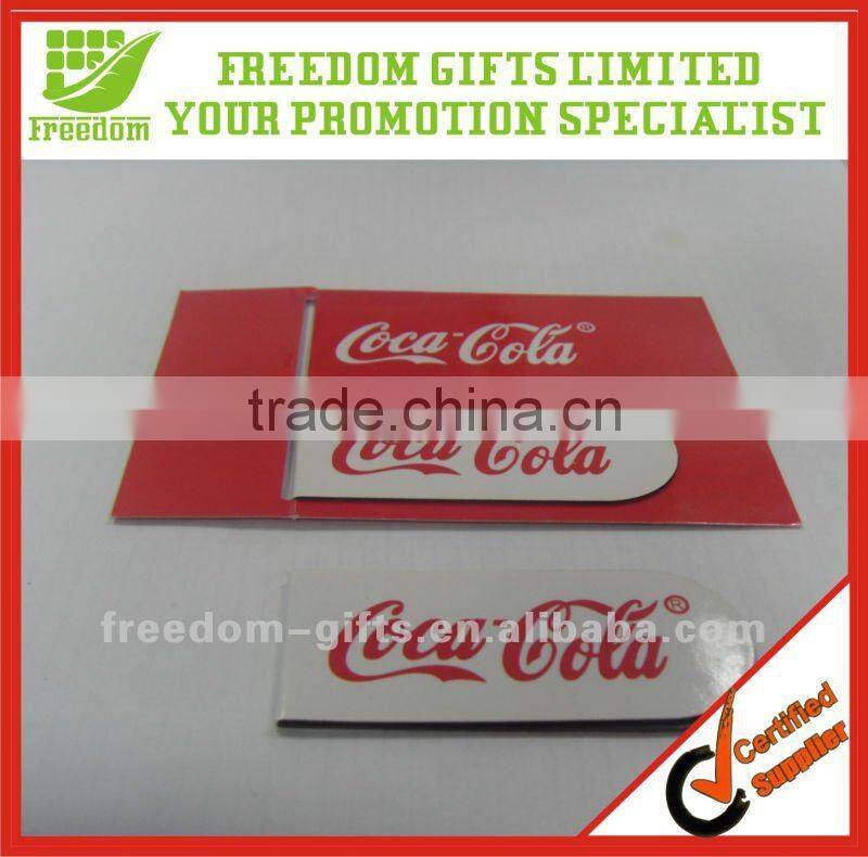 Logo Printed Folding Magnetic Bookmark