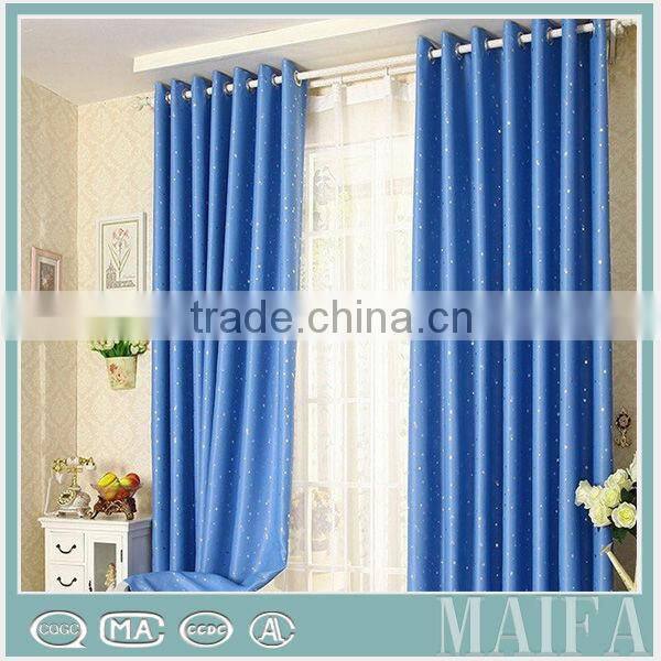 2016 hot sale for shiny thermal blackout curtains non-toxic