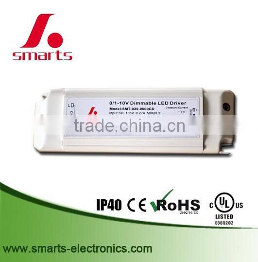 high quality 30W driver led dali constant voltage mini transformer 12v ul listed