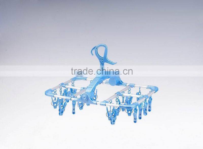 aluminum clothes dryer,rectangular foldable plastic hanger