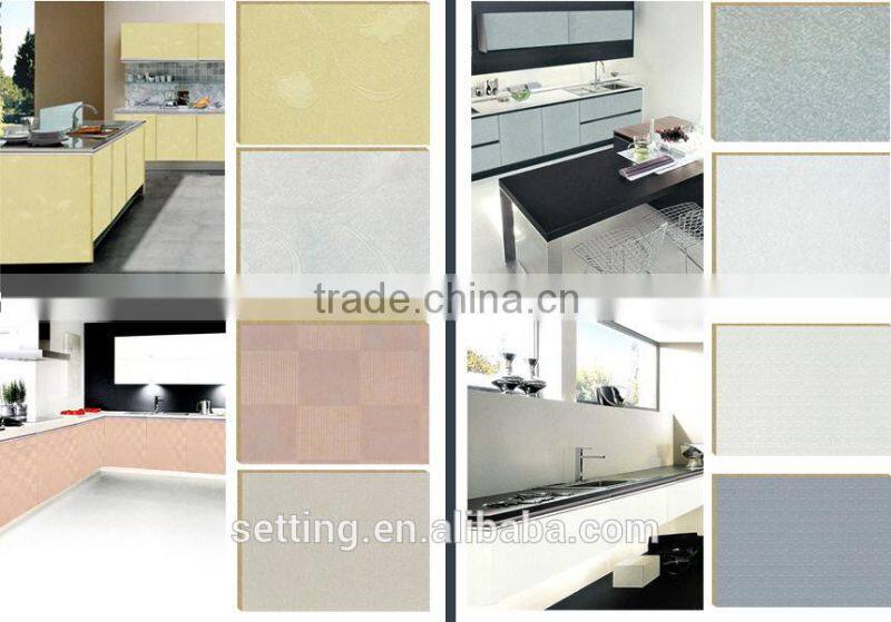 New colors of high glossy PET MDF or plywood for furniture