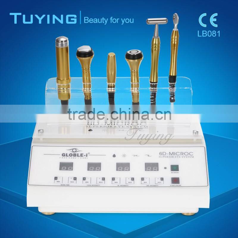 6D portable home use galvanic facial beauty machine