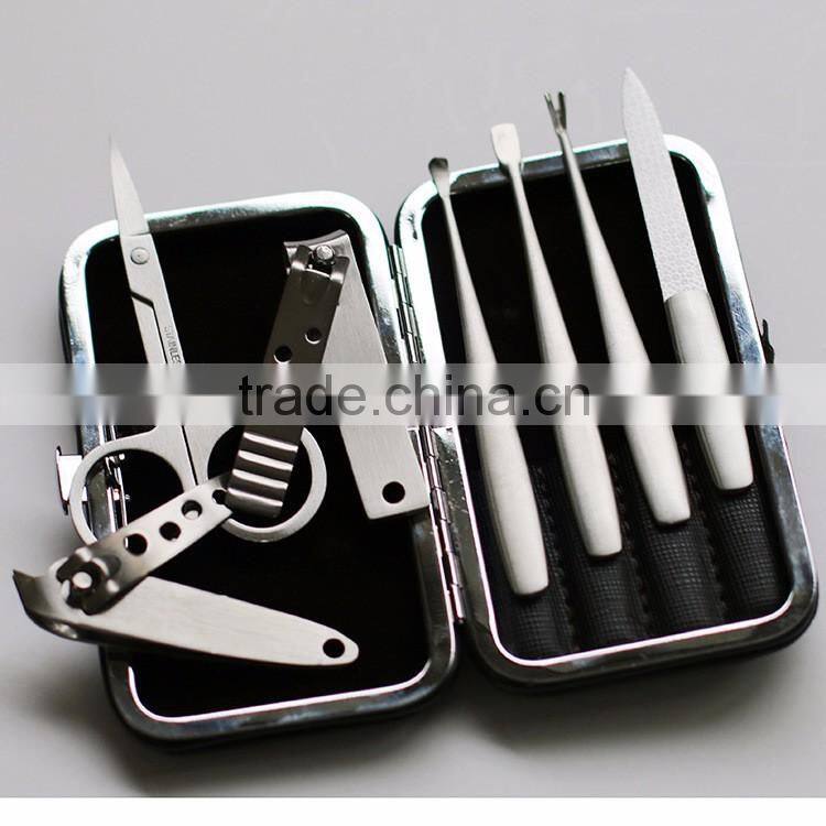 Bonvatt nail manicure set Hot selling high quality 7pcs men s pedicure manicure set