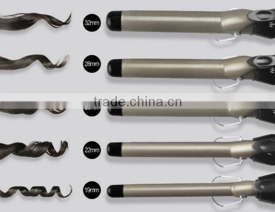 Vvi ODM PTC heating hair high quality curling iron wave hair curler with CE,RoHS