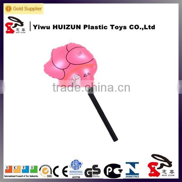 PVC Inflatable hammer with bird in orange