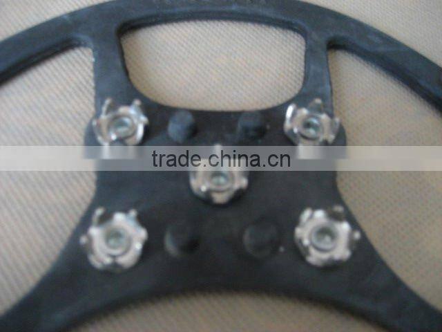 Outdoor 5 tooth Anti skid shoe cover Magic Rubber Spiker
