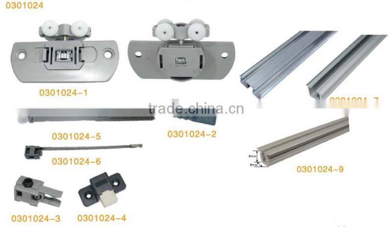 optional stop fittings for cabinet door