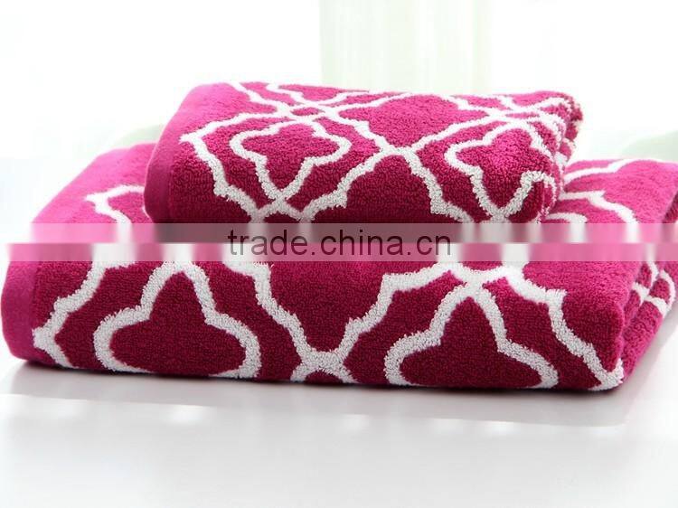 Bath towel 100% cotton cotton jacquard towel hotel towel