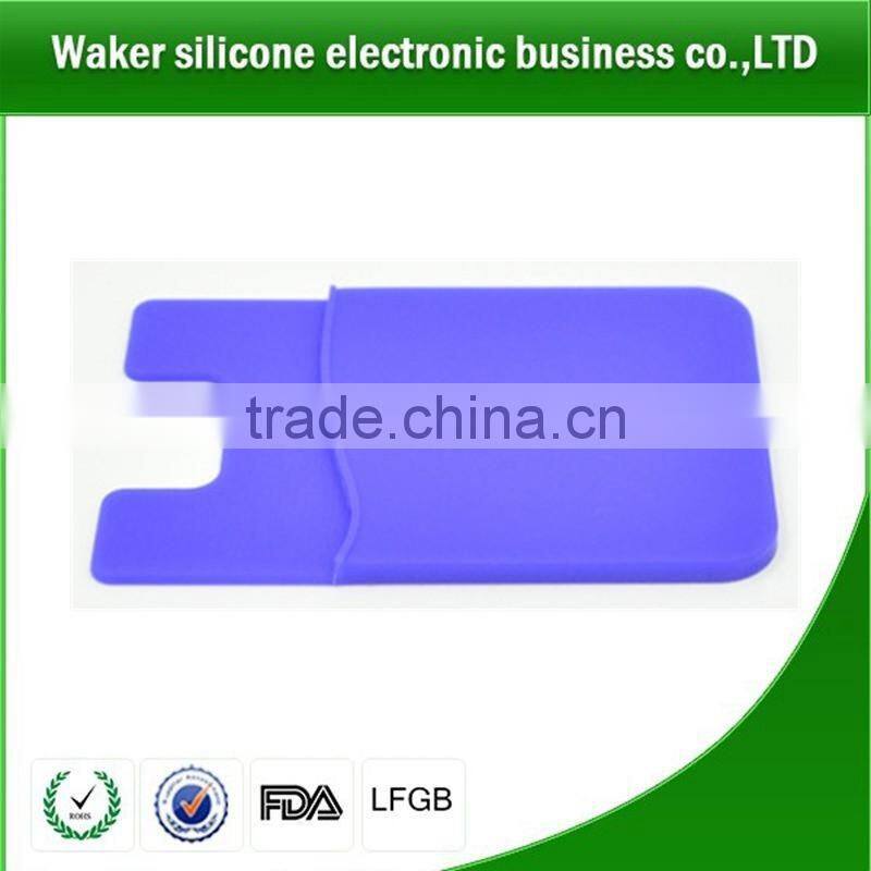 custom logo print silicone business card holder