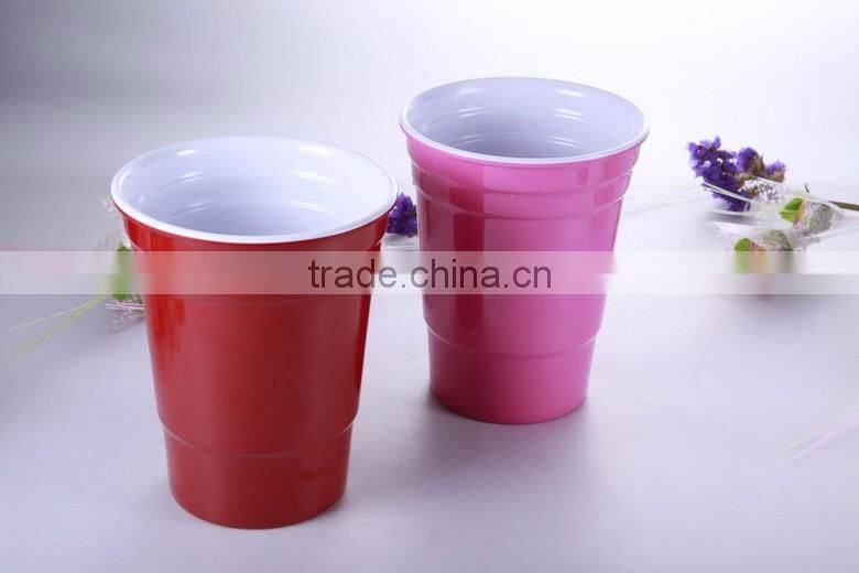 New Durable Stackable Plastic Mug Set, BPA Free,Plastic Mugs with Handles Melamine Cups, moscow mule mug 100% copper