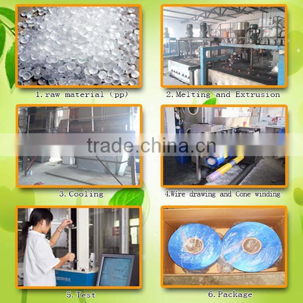 100% polypropylene multifilament yarn high tenacity 300--3000 Denier yarn