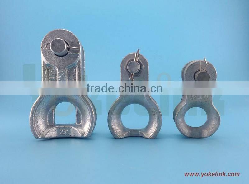 Forged galvanized 50KN 70KN 120KN Conjunction clevis pin thimble clevis