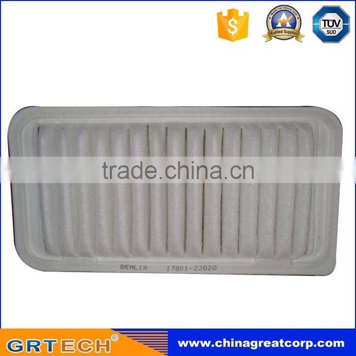 Auto parts car air filter for toyota 17801-22020