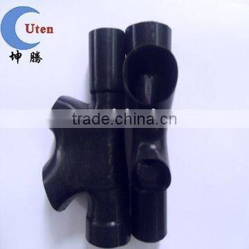 Molded silicone rubber drivepipe